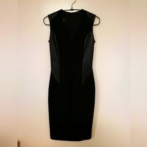 Danier leather black dress